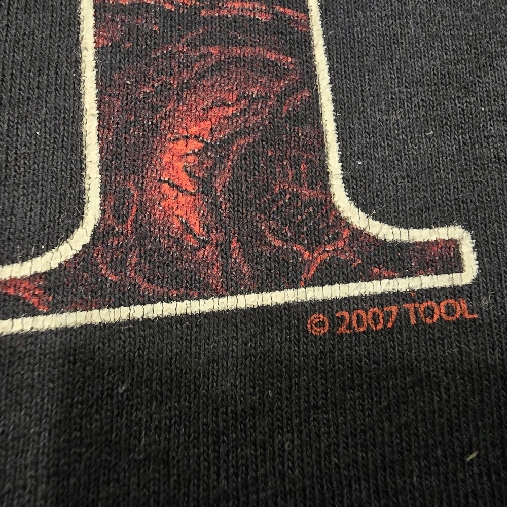 TOOL Los Angeles California 2007 Black Graphic Concert Tour Band Shirt Sz L - Picture 7 of 11